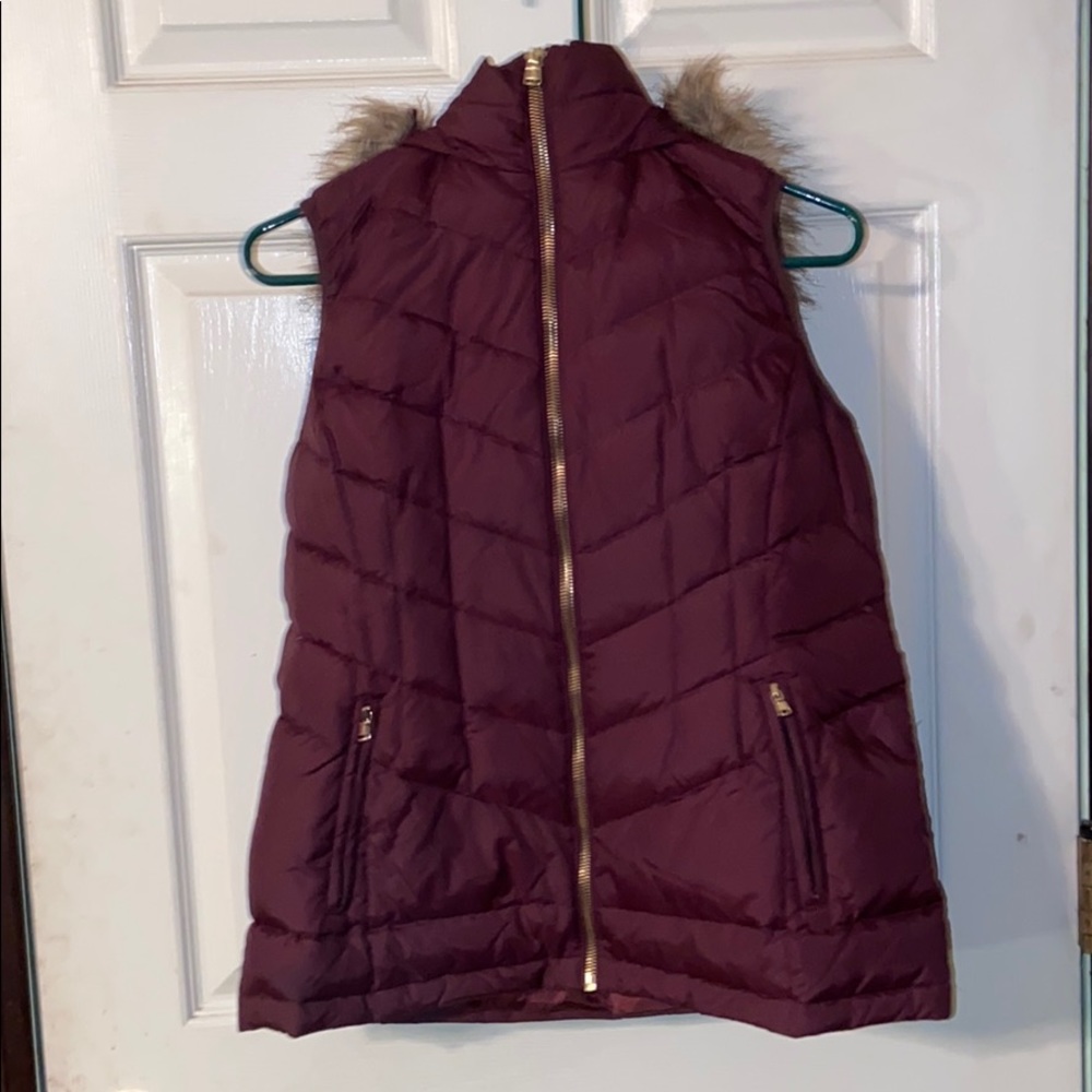 Puffy Metaphor Vest with Detachable Hood